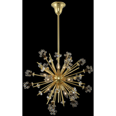 Constellation 10 Light 19 inch 18K Gold Pendant Ceiling Light