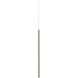 Point LED 6 inch Satin Nickel Pendant Ceiling Light