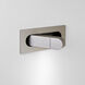 Digit 2.68 inch Matte Nickel Interior Reading Light Wall Light