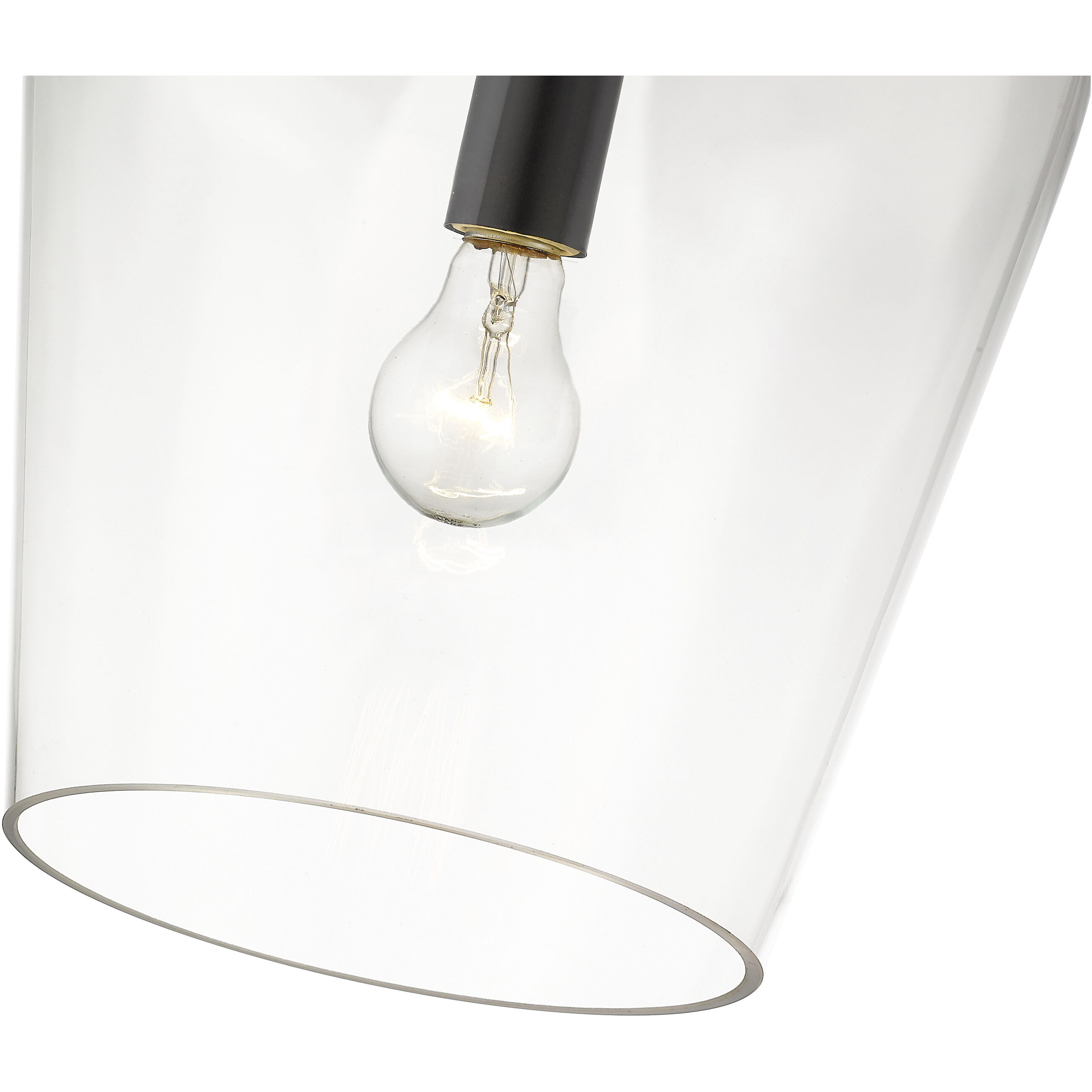 Joliet 1 Light 9 inch Matte Black Pendant Ceiling Light