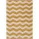 Wade 90 X 60 inch Lime, Cream Rug