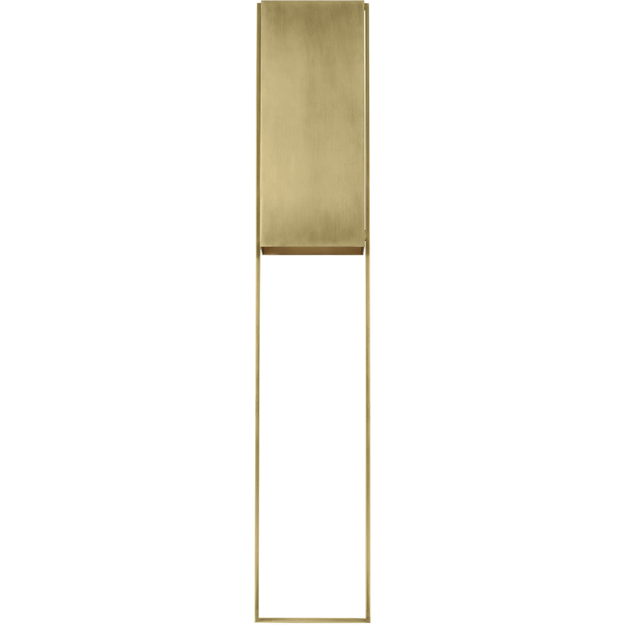 Mick De Giulio Alude LED 45 inch Hand-Rubbed Antique Brass Outoor Wall Light
