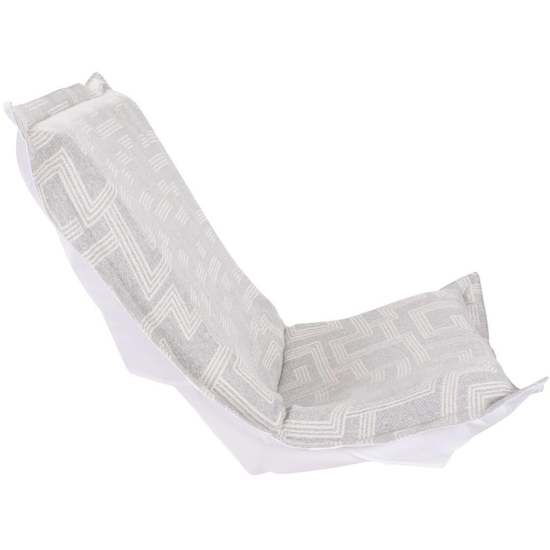 Syros Fog Outdoor Puff Chair Cover & Cushion