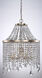 Palais 6 Light 18 inch Silver Foil Antique Paint Mini Chandelier Ceiling Light