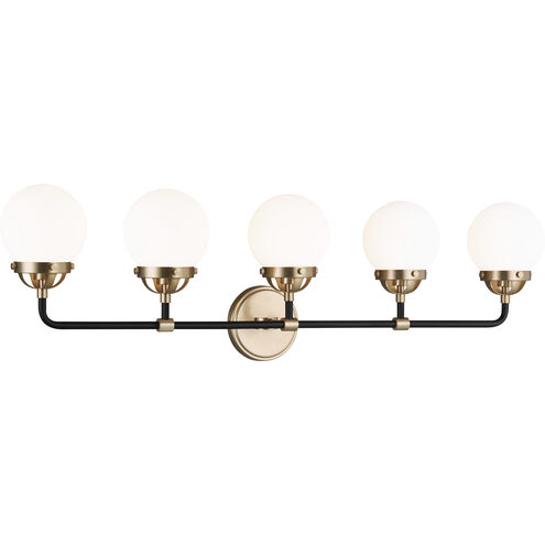 Ian K. Fowler Cafe LED 38.25 inch Satin Brass Wall Bath Fixture Wall Light