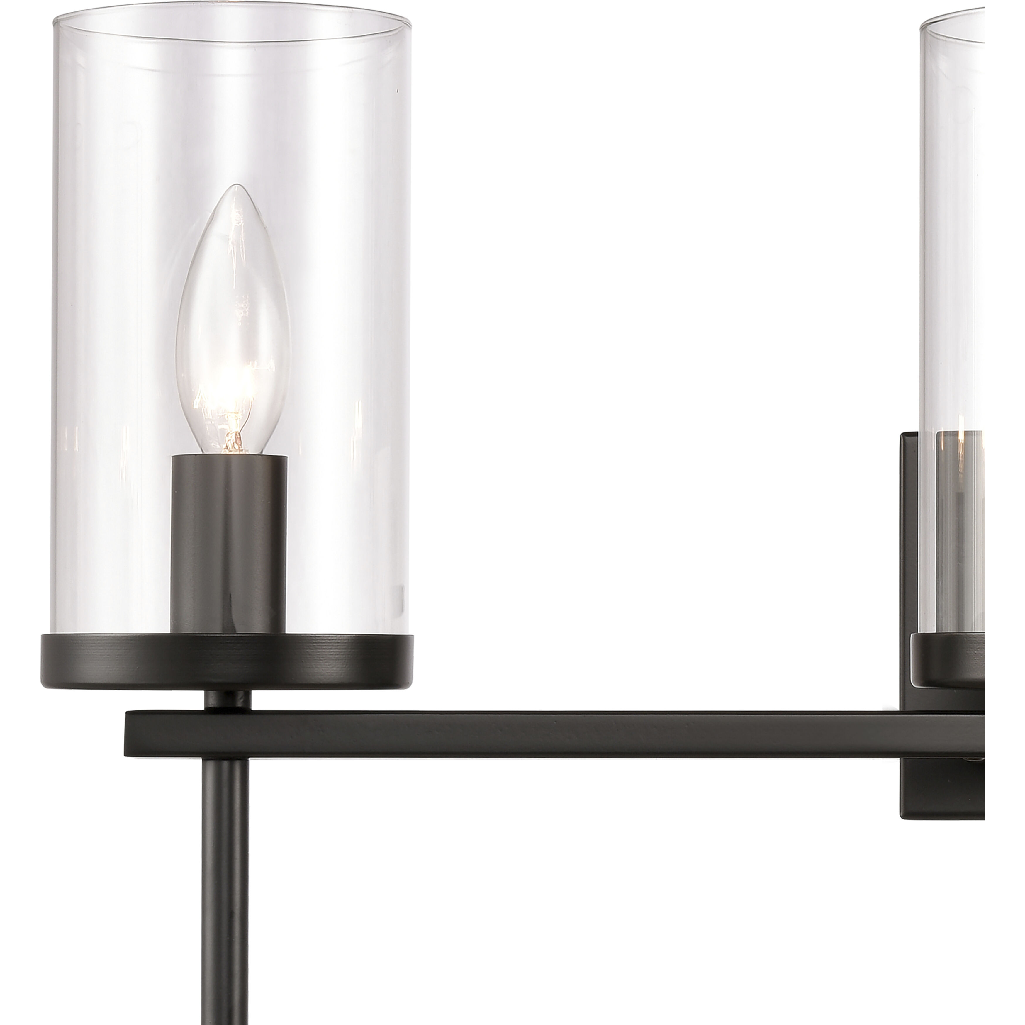 Oakland 3 Light 23 inch Black Vanity Light Wall Light