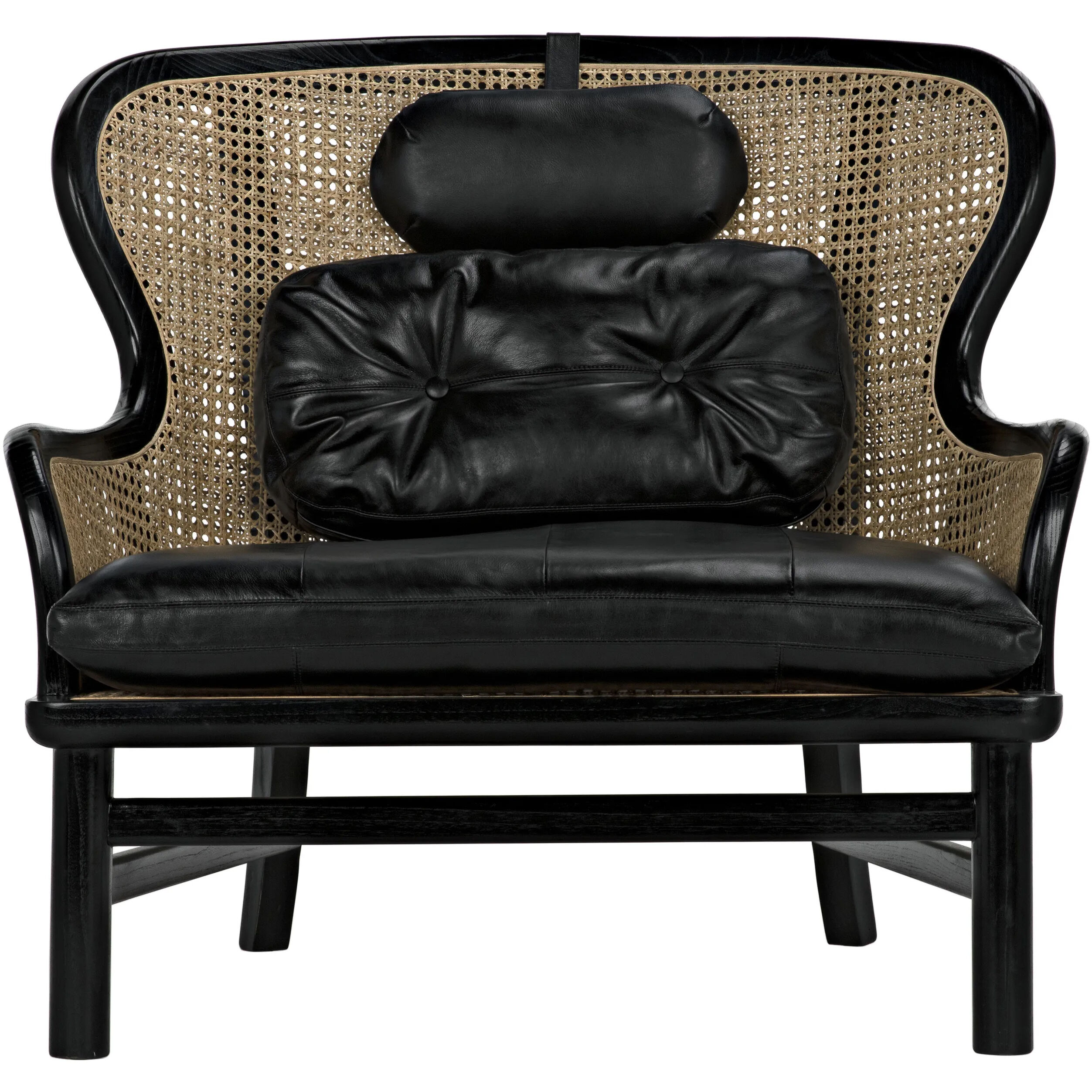 Marabu Charcoal Black Occasional Chair