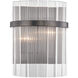 Carlisle 2 Light 18.5 inch Urban Bronze Vanity Light Wall Light