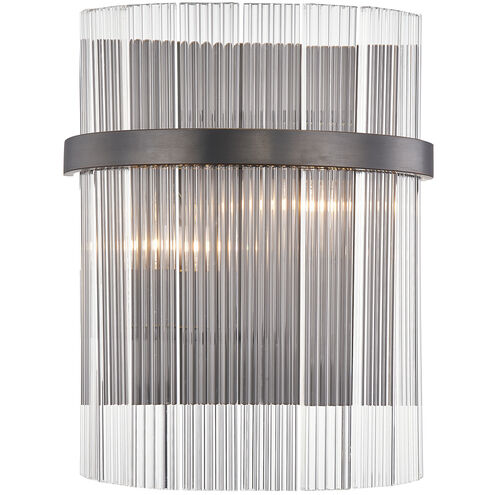 Carlisle 2 Light 18.5 inch Urban Bronze Vanity Light Wall Light