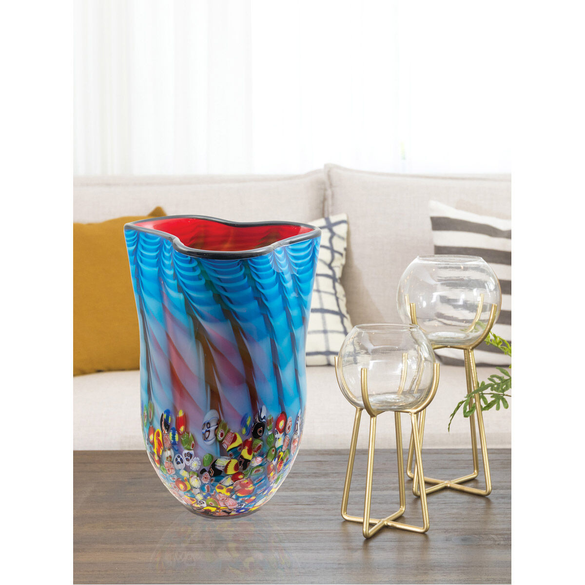 Tangelo 14 X 9 inch Vase