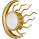 Tona LED 17 inch Gold Leaf ADA Wall Sconce Wall Light, Marjorie Skouras Collection