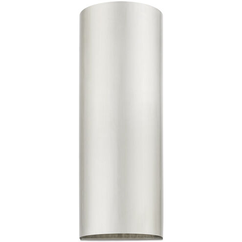 Bond 1 Light 14 inch Brushed Nickel Outdoor / Indoor Sconce, Large