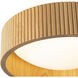 Tambo LED 13.8 inch Natural Ash Flush Mount Ceiling Light