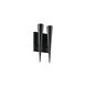 Micro Cone LED 5 inch Satin Black ADA Sconce Wall Light
