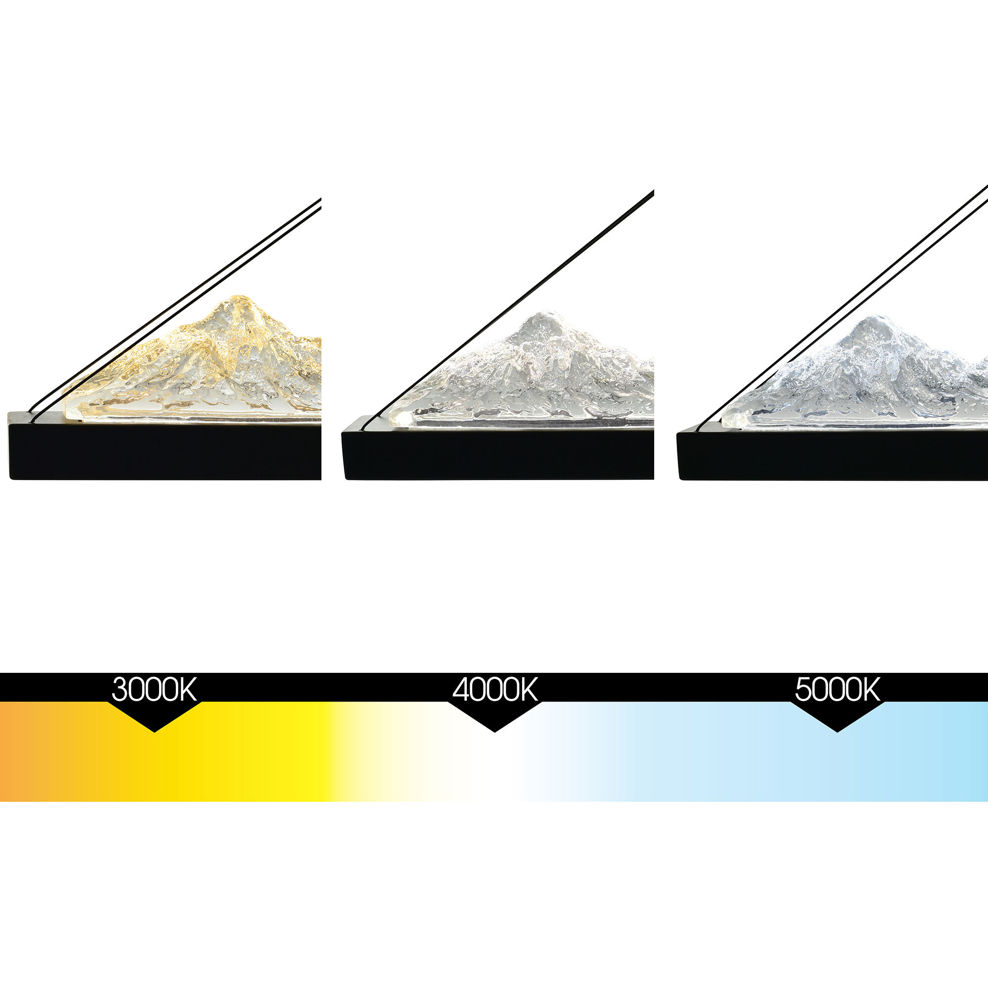 Himalayas LED 48 inch Black Island/Pool Table Light Ceiling Light