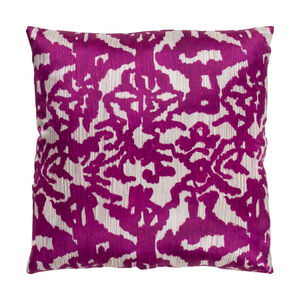 Lambent 22 X 22 inch Ivory and Bright Purple Pillow Kit