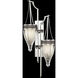 Mirage Wall Sconce Wall Light in Silver