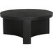 Steward 36 X 36 inch Matte Black Coffee Table, B