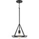 Elijah 1 Light 11 inch Matte Black Pendant Ceiling Light