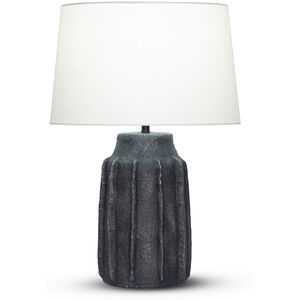 Wilkes 25 inch 150.00 watt Distressed Black and Brown Table Lamp Portable Light