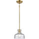 Orinoco 1 Light 8 inch Satin Brass Mini Pendant Ceiling Light