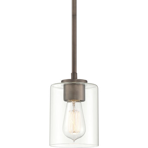 Liam 1 Light 5 inch Satin Copper Bronze Mini Pendant Ceiling Light