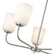 Laphia 5 Light 27 inch Brushed Nickel Chandelier Ceiling Light