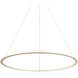 Victoria LED 40 inch Brushed Gold Pendant Ceiling Light