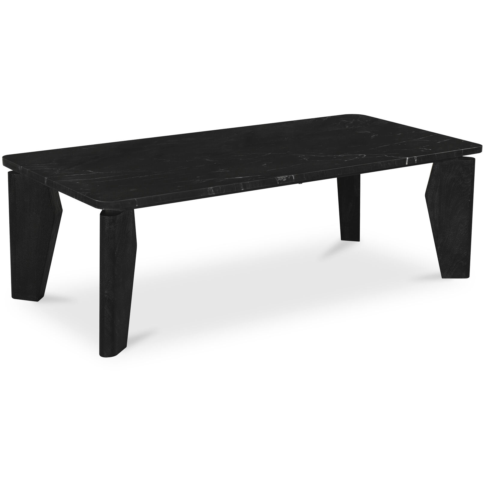 Satona 54 X 26 inch Black Coffee Table