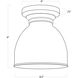 Pantry 1 Light 8.5 inch Oil Rubbed Bronze Flush Mount Ceiling Light