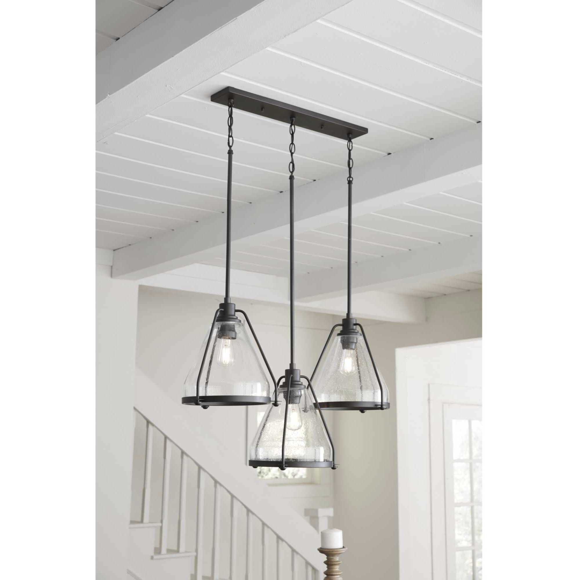 Progress P500135 143 Range 1 Light Graphite Pendant Ceiling Light