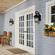 Courtyard 1 Light 18 inch Rubbed Bronze Outdoor Wall in A19, Medium