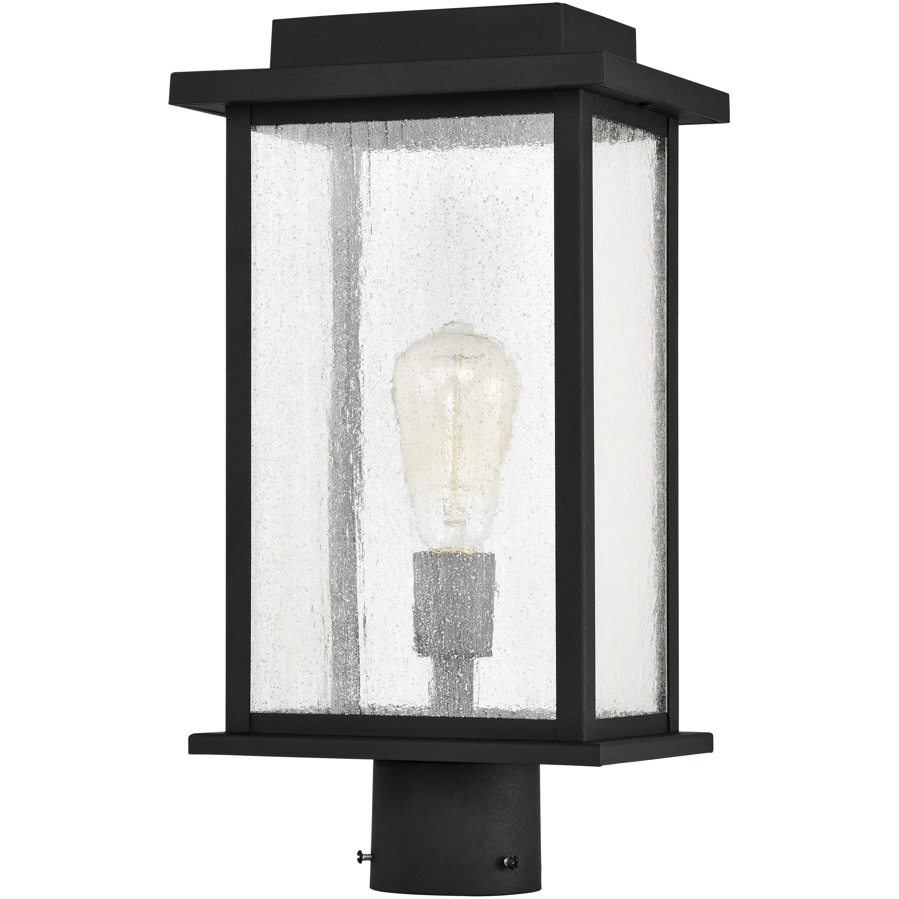 Sullivan 17 inch Matte Black Post Lantern
