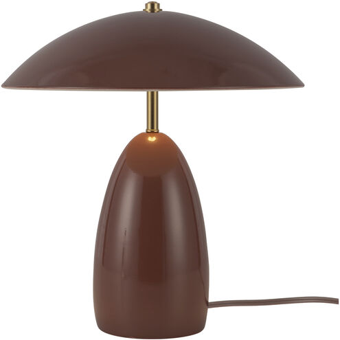 Alora Mood Poppy 13.88 inch 8 watt Burgundy Table Lamp Portable Light