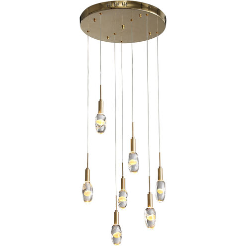 Canada LED 18 inch Gold LED Chandelier Ceiling Light