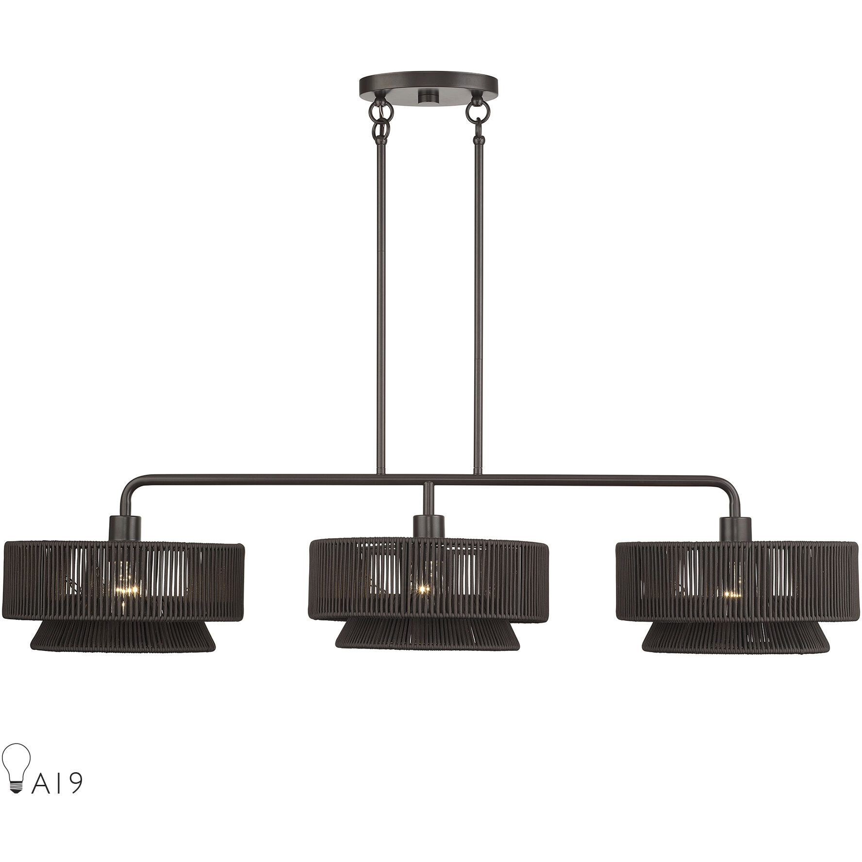 Florell 3 Light 13.00 inch Island Light