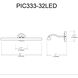 Reina 40 watt 32 inch Aged Brass Picture Light Wall Light