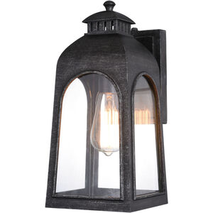 Pilsen LED 14.25 inch Brushed Charcoal Outdoor Wall