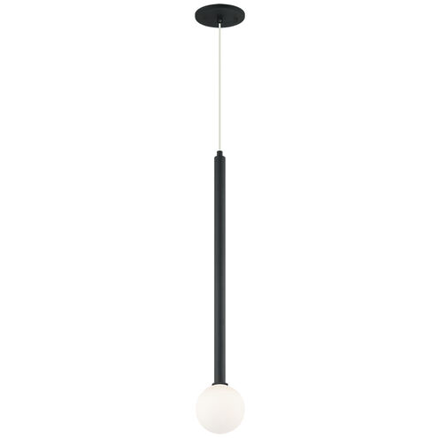 Reigndrop 1 Light 27.8 inch Matte Black Pendant Ceiling Light