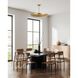 Isabel 5 Light 32 inch Satin Brass Convertible Semi-Flush Ceiling Light