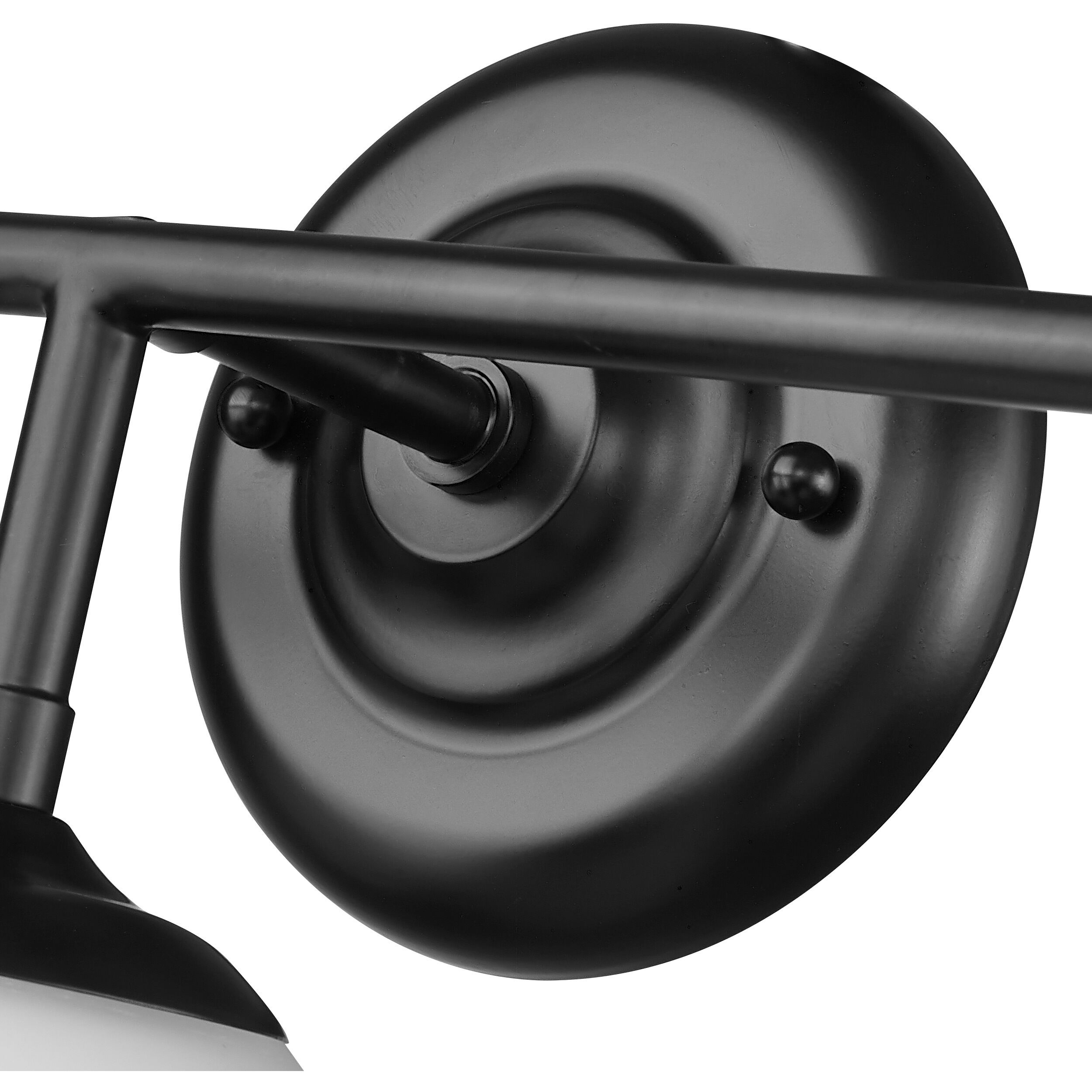 Dorinda Vanity Wall Light in Matte Black