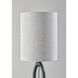 Mayfair 61 inch 100.00 watt Black Wood Floor Lamp Portable Light