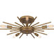 Mesquite 5 Light 22 inch Weathered Brass Semi-Flush Mount Ceiling Light