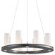 Carlyle Corona LED 23 inch Burnished Bronze Ring Chandelier Ceiling Light
