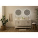 Cassiopea Black LED Mirror