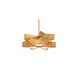Canada 6 Light 28 inch Gold Chandelier Ceiling Light