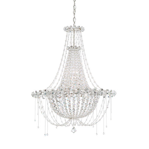 Chrysalita 6 Light Polished Stainless Steel Chandelier Ceiling Light in Radiance