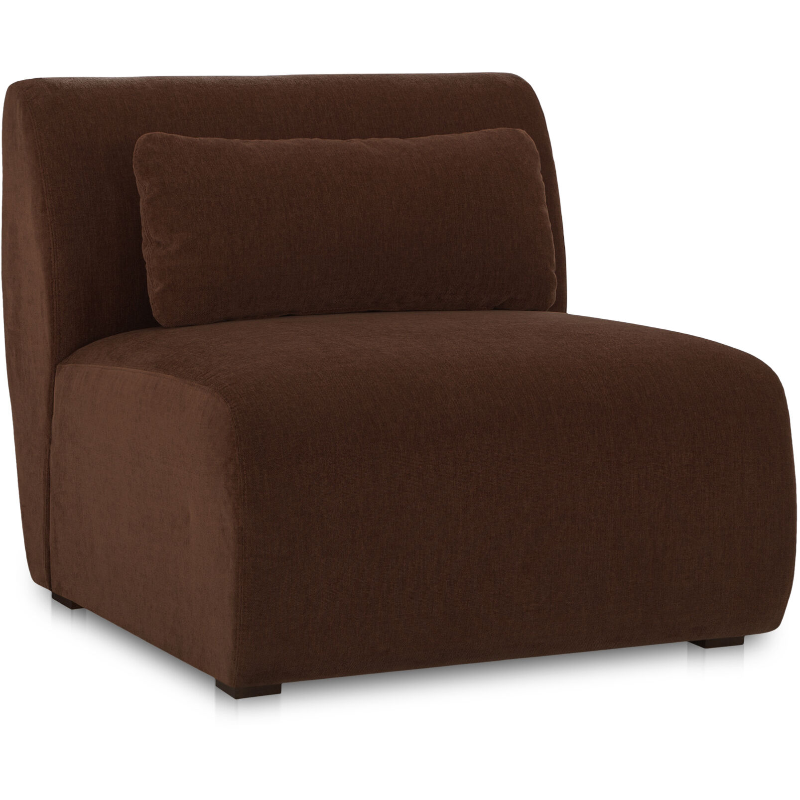 Brown slipper chair discount