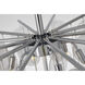 Canada 7 Light 30 inch Chrome Semi Flush Mount Ceiling Light