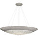 Arctic Halo 3 Light 44 inch Silver Pendant Ceiling Light